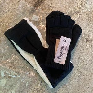 Bear Paw gloves and head band